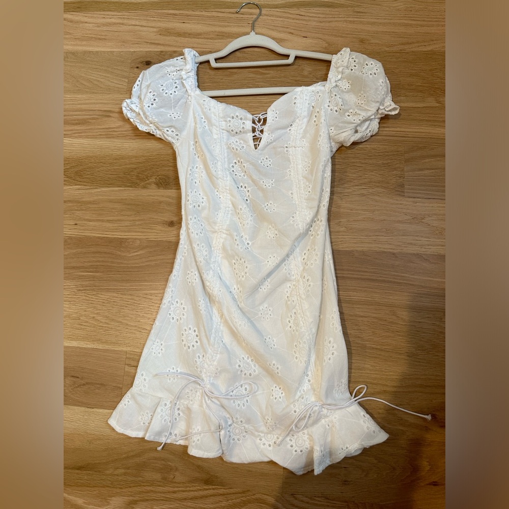Cider Lace Tie Summer Dress